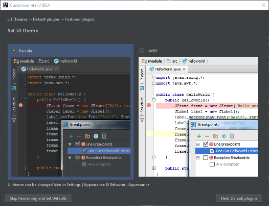 IntelliJ IDEA Customization